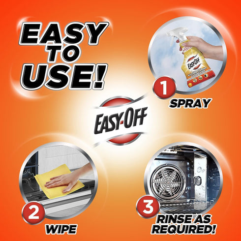 Easy-Off Specialty Kitchen Degreaser Cleaner, Clear, Lemon, 16 Fl Oz...