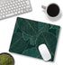 Computer Mouse Pads with Tropical Leaves Design, Square Waterproof Non-Slip Rubber Base Mouse Mat for Office Laptop...