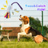 Dog Rope Toys, Nearly Indestructible Dog Rope Toys with Strong Squeak- Ideal Tug of War Interactive Dog Training Toy, Dental Cleaning Chew Toys, D...