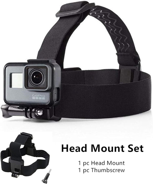 Chest Mount Harness Chesty Vest Head Mount Strap for Action Camera Compatible with GoPro Hero 11,10,9,8,Max,Go Pro Hero 7,6, 5,4, Session,3+,3,Her...