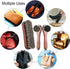 3 Pieces Horsehair Shoes Shine Brush Kit - Soft Bristles Leather Clean & Care Brushes for Shoes, Boots, Clothes and Bags, 1 Shoe Shine Brush + 2 P...