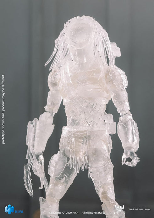 Hiya Toys Exquisite Mini Series 1/18 Scale 5 Inch AVP2 Invisible Wolf Predator Cloack Action Figure...