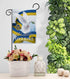 Ukrainian Decorations Home Decor Banner Room Wall Art Patio Lawn Front Porch Outdoor Small Tapestry Yard Sign Wall Hanging Stand with Bandera de U...