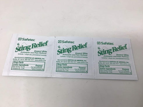 Sting Relief Wipes for Skin, 30 Count...