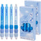 Gel Pens Set Cute Retractable Gel Black Ink Pens, Aesthetic Ballpoint Pens Needle Point Smooth Writing Medium Fine Point Tip for School Office Sup...