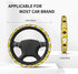 Sunflower Bee Steering Wheel Covers Universal Fit 15 Inches Neoprene Anti-Slip Car Wheel Protector for Women Girls...