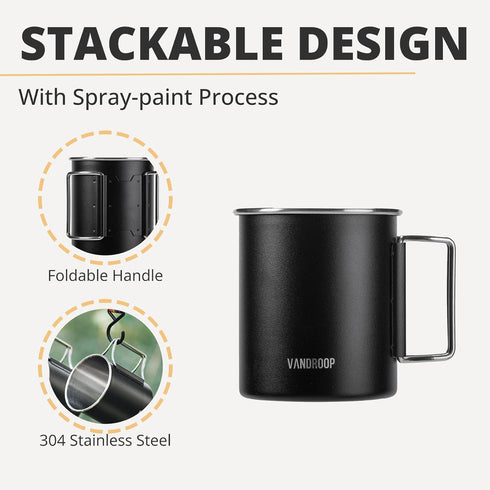 Portable Pour Over Coffee Maker Set, Collapsible Silicone Coffee Dripper Set, Perfect for Travel, Camping, Home...