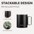 Portable Pour Over Coffee Maker Set, Collapsible Silicone Coffee Dripper Set, Perfect for Travel, Camping, Home...