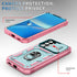 Case for Galaxy A54 5G, Slide Lens Protective Case Shockproof Impact Resistant with Kickstand Cover Case for Samsung Galaxy A54 5G (Pink Green)...