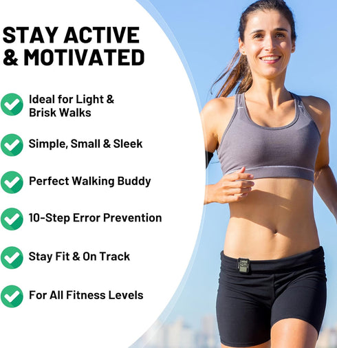 3D Pedometer for Walking, Simple Step Counter for Walking with Large Digital Display, Step Tracker with Removable Clip Lanyard, Accurately Track S...