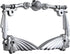 LPF248-C 3D Handle Bar and Indian Chief Style Zinc Metal Chrome Finished Motorcycle License Plate Frame...