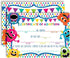 Cute Monster Plush Pet Stuffed Animal Themed Certificates of Adoption for Kids' Birthday Parties, 10 5"x7" Fill in Cards by AmandaCreation...