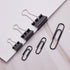 300pcs Paper Clips Binder Clips, Paper Clips Assorted Sizes, Binder Clips Assorted Sizes, Black Paper Clip, Black Binder Clip...