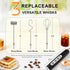 YUSWKO Black Handheld Milk Frother Wand for Coffee, Rechargeable Electric Whisk with 3 Heads 3 Speeds Drink Mixer Coffee Frother For Latte, Cappuc...