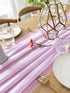 BOXAN Rustic 30x120 Inch Light Purple Sheer Table Runner for Boho Lavender Wedding Party Decor,Romantic Bridal & Baby Shower Lilac Reception Table...