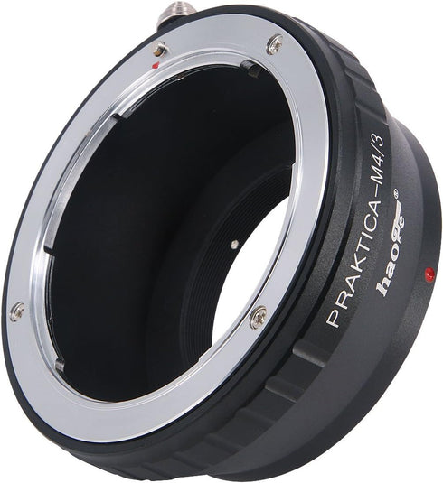 Haoge Manual Lens Mount Adapter for Praktica B PB Mount Lens to Olympus and Panasonic Micro Four Thirds MFT M4/3 M43 Mount Camera...