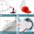Hat Washer for Washing Machine,Hat Cleaner for Baseball Caps with Frame Cage and Mesh (1Pack white with mesh)...