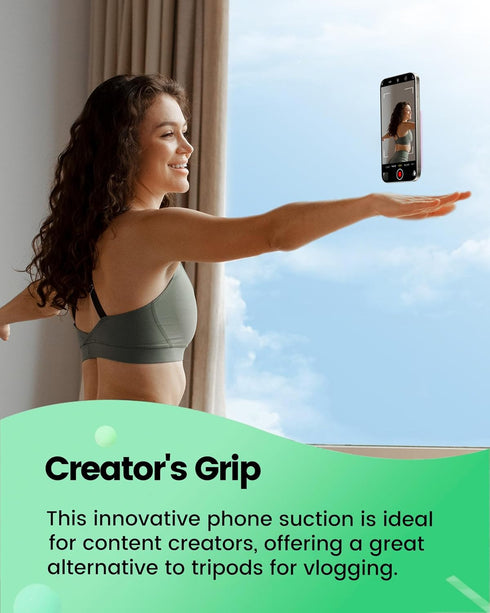 amBand Magnetic Suction Phone Grippy for MagSafe Case, Silicone Cup Sticky Mount Holder for iPhone 12/13/14/15 Pro Max/Pro/Plus/Mini, Hands-Free S...
