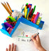 hand2mind Junior Flexible Desk Organizer, Desk Top Organizer, Modular Desk Organizer, Desk Organizers and Accessories, Teacher Supplies, Pencil Ho...