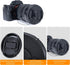 K&F Concept 37mm 9-in-1 Center Pinch Lens Cap + Anti-Loss Keeper Leash + Microfiber Cleaning Cloth Kit Compatible with Nikon, Canon, Sony, Fujifil...