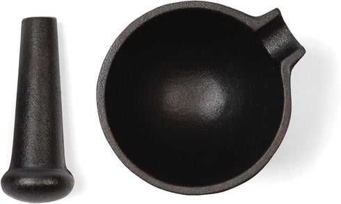Fox Run Mortar and Pestle, Cast Iron, Black...