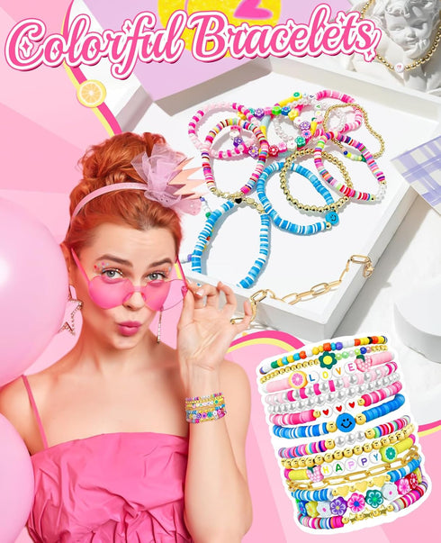 Matching Bracelets for Couples Best Friend Friendship Kit Bestie Gifts for Women Long Distance Ralationship Witch Merch Costume Crown Accessories...