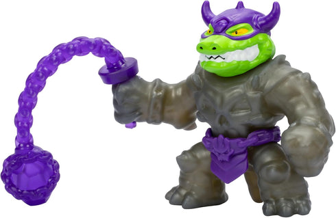 Heroes of Goo Jit Zu Stretch Strikers Deluxe Hero Pack Rock Jaw, Stretchy Action Figure with 20+ Awesome Battle Sounds, Stretchy Armor and Stretch...