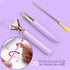 Personalized Pens for Women, 6 Pcs Purple Pens Ballpoint Pens Bulk, 1.0mm Medium Point Black Ink Pens for Journaling, Office and School Supplies P...