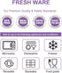 Portion Control Container and Food Plan - 21 Day Portion Control Container Kit for Weight Loss - 21 Day Tally Chart with e-Book (7 Labeled Pcs)...