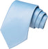RBOCOTT Solid Color Tie and Pocket Square Set for Men...