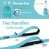 Dog Leash with 2 Comfortable Soft Padded Handles Reflective Heavy Duty Pet Dog Walking Leashes 6FT Blue Durable Dog Training lead & Traffic Handle...