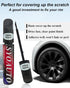 SYOAUTO Matte Black Rim Touch Up Paint For Tesla Model Y 20" Induction Wheel Touch Up Paint Rim Scratch Repair Wheel Paint Curb Rash Paint Pen(Mat...