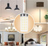Intpro LED Corn Light Bulb 150W Equivalent 2000 Lumen 3000K Warm White 12W E12 Base Non-dimmable Corn Lighting for Home Garage Warehouse Indoor LE...