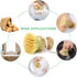 Bamboo Dish Brush, Scrub Brush for Dishes Pots Pans Kitchen Sink Cast Iron Skillet Cleaning, Pack of 2...