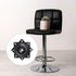BQLZR 6.1 inch A3 Steel Plate Black Ball Bearing Square Swivel Chair Swivel Turntable for Bar Stool Chair...