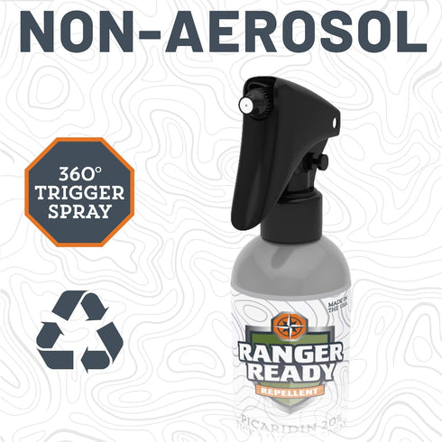 Ranger Ready Picaridin Insect Repellent Spray with Scent Zero - Mosquito Repellent and Tick Spray (8 oz., Pack of 1)...