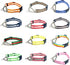 Martingale Collar for Dogs,Adjustable Nylon Collars with Quick Release Buckle,Multicolor Stripe,Stainless Steel Chain NO Pull Training Collars for...