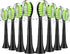 Replacement Toothbrush Heads for Philips Sonicare DiamondClean C2 C1 4100 G2 W Plaque Control Simply Clean Electric Brush Head, 8 Pcs Black...