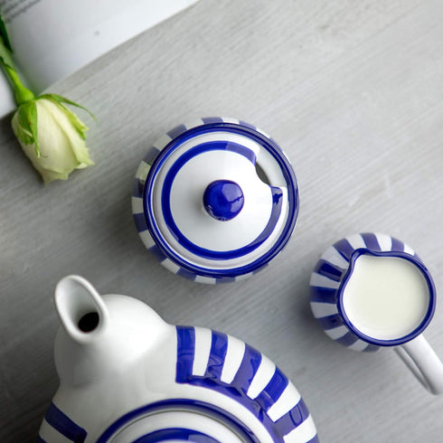 City to Cottage Ceramic Sugar Bowl with Lid, 10oz Sugar Contanier for Coffee Bar, Sugar Dispenser Bowl, Salt - Condiment Pot for Kitchen Counter, ...