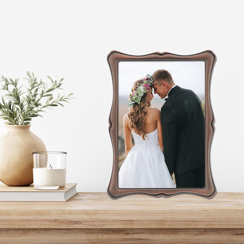 Lawrence Frames 5x7 Oil Rubbed Bronze Romance Picture Frame (712157)...