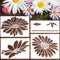 Large Daisy Stencils for Wall Fence Flower Stencils for Painting 14” Flowers Stencil for Home Garden Decor...