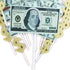 250gsm Cardstock 24pcs 100 Dollar Bill Cupcake Toppers Dollar Sign Cupcake Toppers Money Themed Decors for Birthday Anniversary Wedding Bridal Sho...