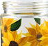 Grant Howard Sunflower Hand Painted Glass Storage Jar, 42 oz, Multicolor...