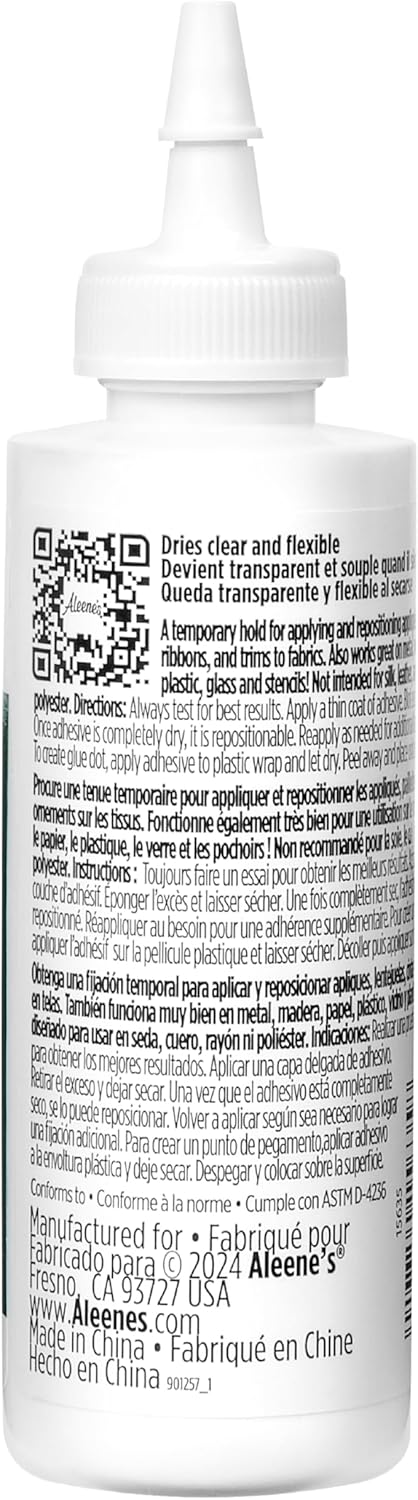 Aleene's 29-2 Tack-It Over & Over Liquid Glue 4oz, Clear...