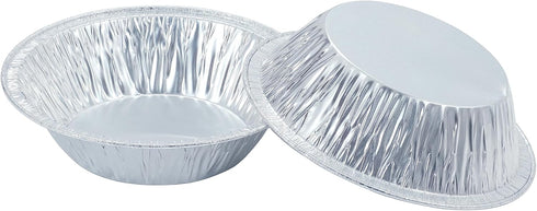 Pie Pans (100 Pack) 5 inch HEAVY-DUTY Disposable Aluminum Foil pie/tart Pans for Baking Personal Mini Pies, Foil Pie Tin for Bakeries, Cafes,Easil...