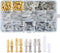Glarks 240Pcs 3.9mm Brass Male and Female Bullet Terminals Wire Connector Block with Insulating Sleeves for Car Truck Motorcycle Bike...