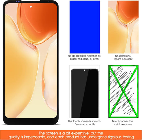 Screen for Motorola Moto G Power 2022 Screen Replacement for Moto XT2165 LCD Screen XT2165-5,XT2165DL,XT2165-3 Touch Display Digitizer Assembly Re...