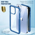 Privacy Case Compatible for iPhone 14 Plus 6.7 Inch, Full-Body Case Clear Anti-Peeping Bumper Case with Built-in 9H Tempered Glass Screen Protecto...