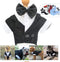 Lovelonglong Pet Costume Dog Suit Formal Tuxedo with Black Bow Tie for Small Size Dogs Miniature Schnauzer Clothing Black L...