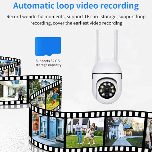 Indoor Security Camera 1080P, Security Security Camera Outdoor Indoor, HD Night Vision,Twoway Dialogue,Motion Tracking, Pet Camera for Home Shop...